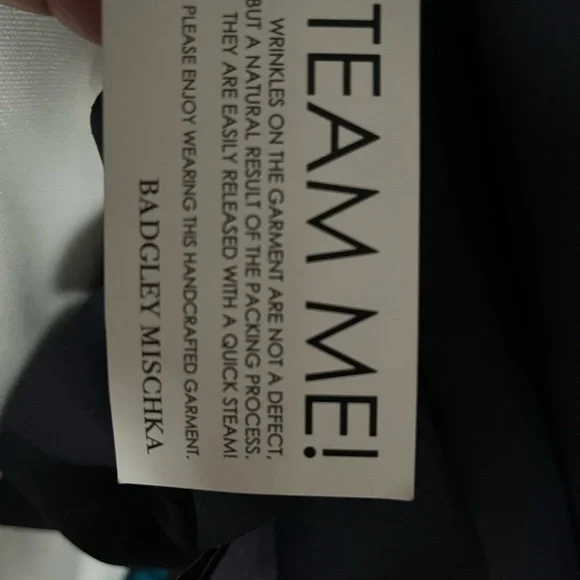 BADGLEY MISCHKA blue size 12 new with tags great mother of the bride dress - Picture 8 of 11